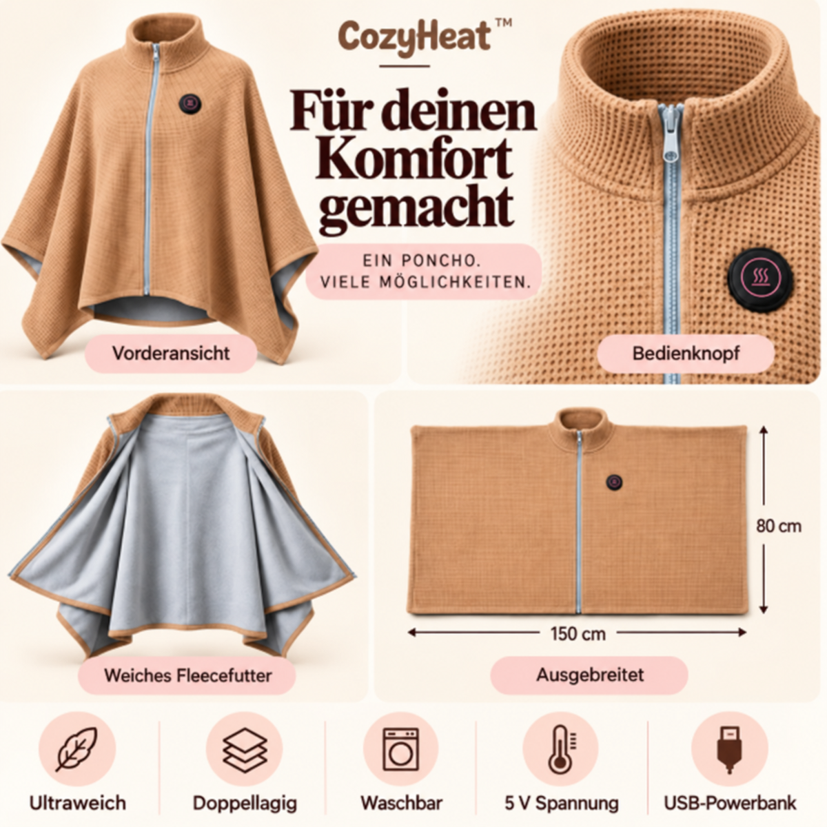 CozyHeat™  Heated Sweater (EU)